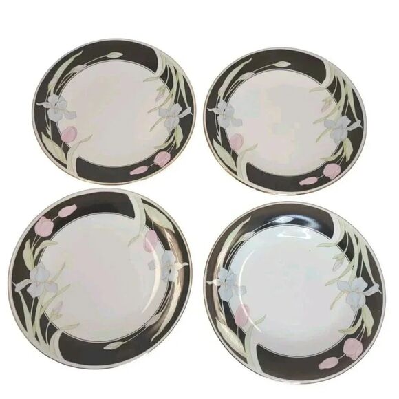 Set of 4 Fairfield Vanessa Fine China 7-3/8" Salad or Bread Plate - Picture 5 of 16